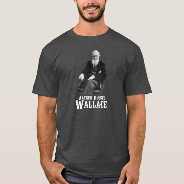 Brittisk forskare Alfred Russel Wallace T Shirt (Framsida)