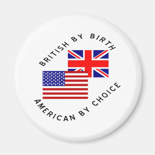 Brittisk från födseln Amerikan genom val Magnet
