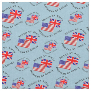 Brittisk genom födsel Amerikan genom val Tyg