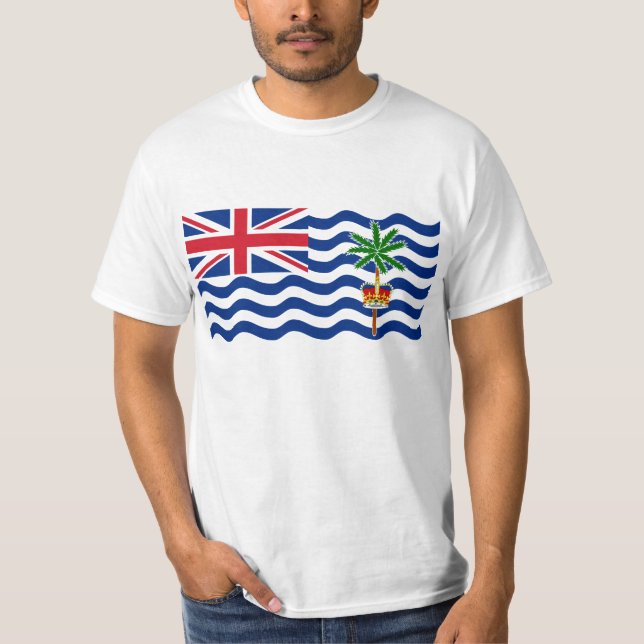 Brittisk Indiska oceanenterritoriumflagga IO T-shirt (Framsida)