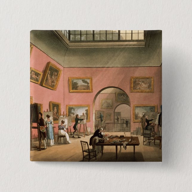 Brittisk institution, bårmall knapp (Framsida)