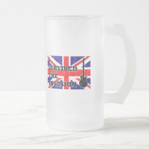 Brittisk invasion frostat ölglas