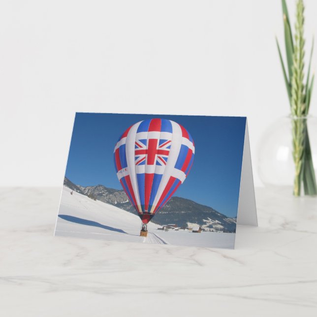 Brittisk jul helgkort (Framsida)