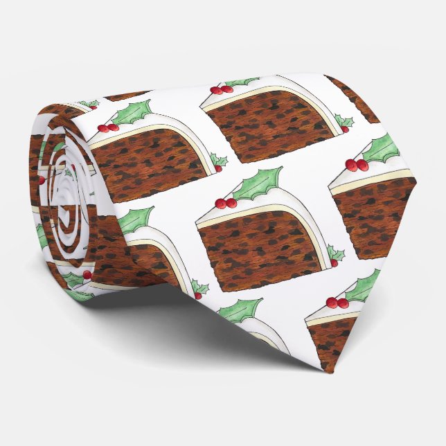 Brittisk Julfest för julkakssegmentet Slips (Rullad)