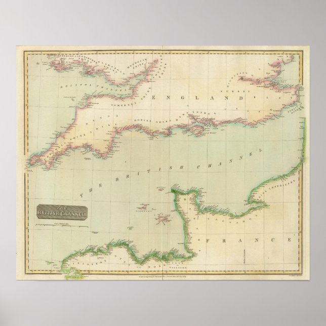 Brittisk kanal poster (Framsidan)