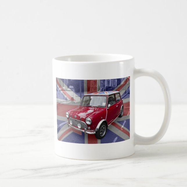Brittisk klassikerkortkortbil kaffemugg (Höger)
