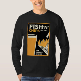 Brittisk klassisk fisk och Chip T Shirt