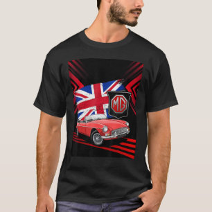 Brittisk klassisk sportbil - MG MGB-konvertibel T Shirt