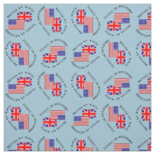 Brittisk kolliderad av Birth American by Choice Tyg