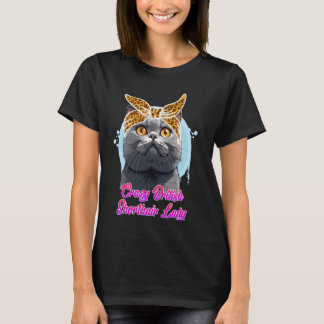 Brittisk korthår GALEN BRITTISK KORTHÅRIG DAM T Shirt