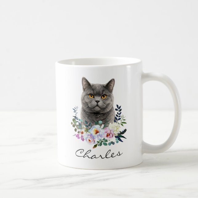 Brittisk korthår kaffemugg (Höger)