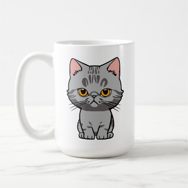 Brittisk korthår kaffemugg (Vänster)