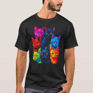 Brittisk korthår kattfamilj t shirt