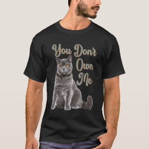 Brittisk Korthår Kort Hår Katt Citat Mamma Pappa T Shirt