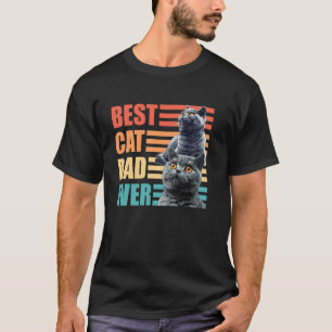 Brittisk korthår Papa BÄSTA KATT PAPPAN NÅGONSIN K T Shirt