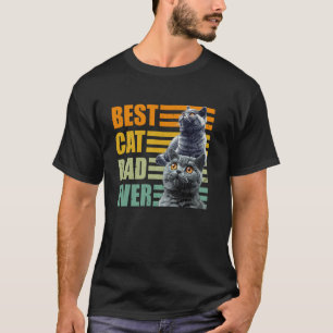 Brittisk korthår Papa BÄSTA KATT PAPPAN NÅGONSIN K T Shirt