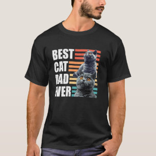 Brittisk korthår Papa BÄSTA KATT PAPPAN NÅGONSIN K T Shirt