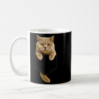 Brittisk korthårig katt Poc-gåvor kattmamma kattpa Kaffemugg