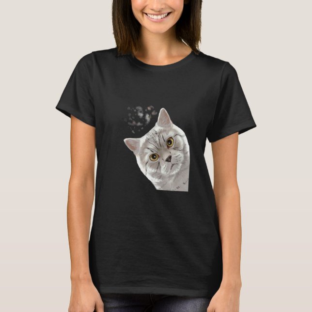 Brittisk korthårskatt  1 t shirt (Framsida)