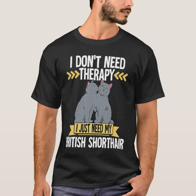 Brittisk korthårskatt  33 t shirt (Framsida)