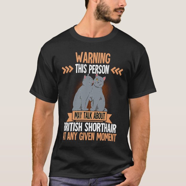 Brittisk korthårskatt  37 t shirt (Framsida)