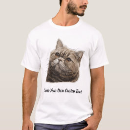 Brittisk korthårskatt Skapa din egen anpassade tex T Shirt