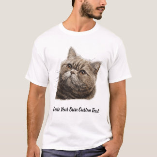 Brittisk korthårskatt Skapa din egen anpassade tex T Shirt