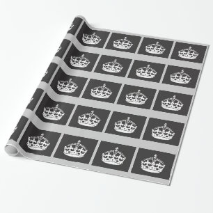 Brittisk krona som slår in papper presentpapper