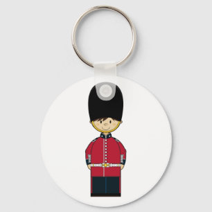 Brittisk kunglig vakt Keychain Nyckelring