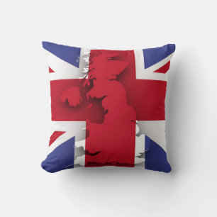 Brittisk landflagga kudde