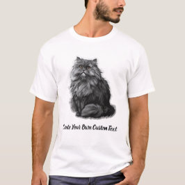 Brittisk långhårig katt Skapa din egen anpassade t Shirt