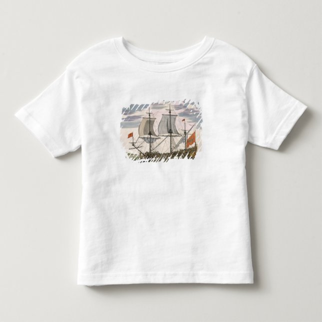 Brittisk marin: en förstklassig frakt som flyger t shirt (Framsida)