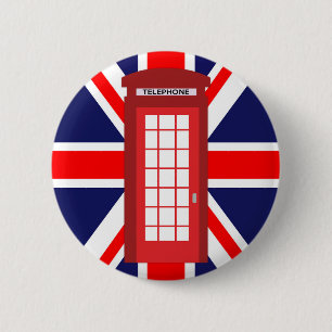 Brittisk mobilare box Union Jack flagga Knapp