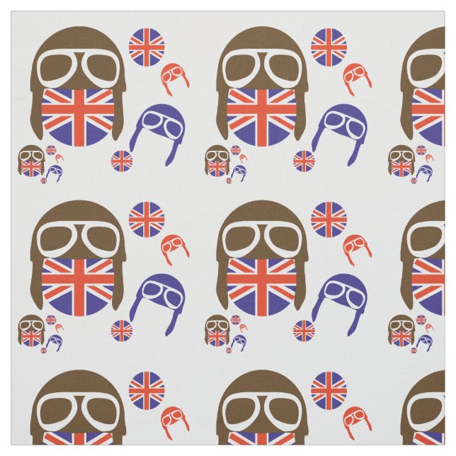 Brittisk motorcykel tyg (Provkarta)