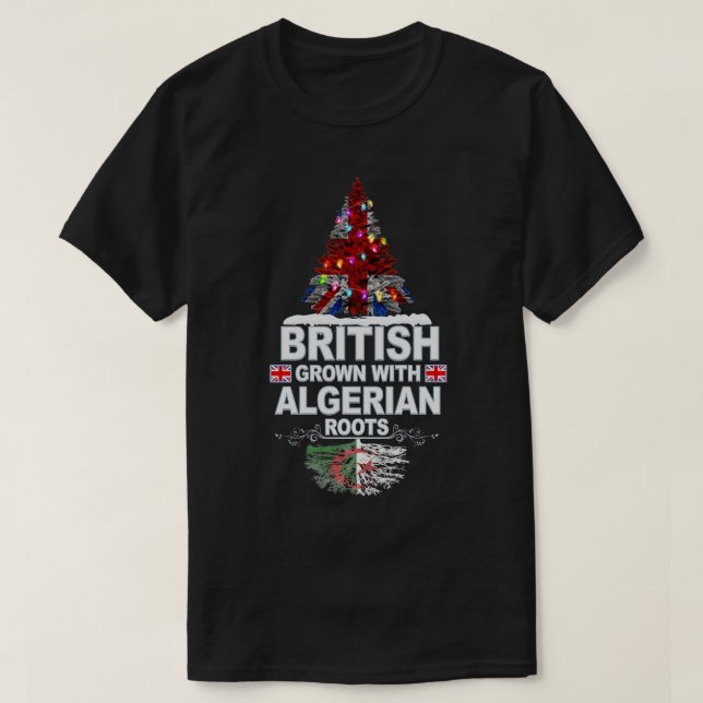 Brittisk odling med algeriska röttgåvor för Algeri T Shirt (Design framsida)