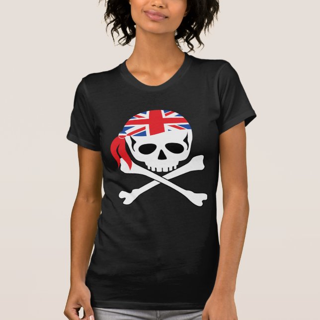 Brittisk pirat tee shirt (Framsida)
