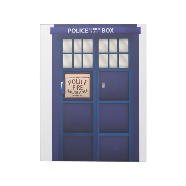 Brittisk polisbox anteckningsblock (Roterad)