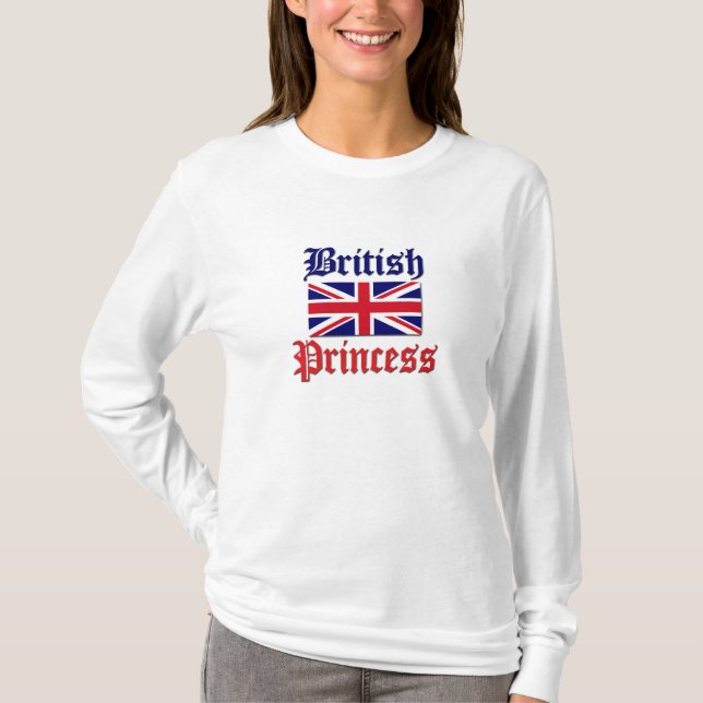 Brittisk Princess T-shirt (Framsida)