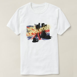 Brittisk punkflagga t shirt