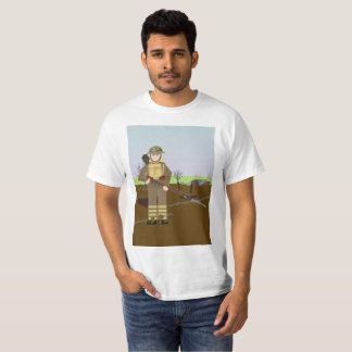 Brittisk Rifleman 3# (världskrig jag) T-shirt