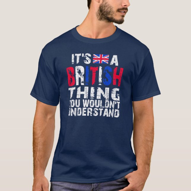 Brittisk sak t-shirt (Framsida)
