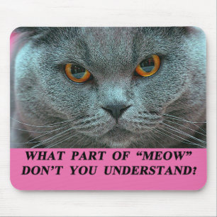 Brittisk Shorthair för blått mousepad Musmatta