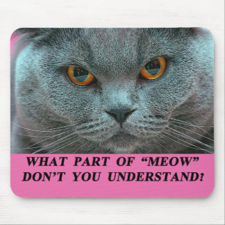 Brittisk Shorthair för blått mousepad Musmatta