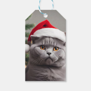 Brittisk Shorthair-jul Presentetikett