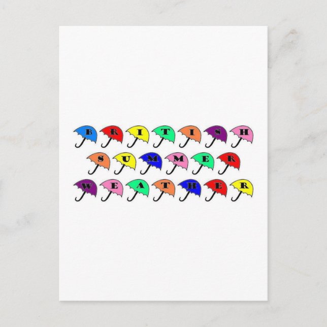 Brittisk sommar vykort (Framsida)