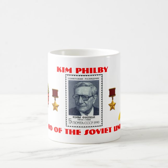 Brittisk spion Kim Philby, hjälte av sovjet - Kaffemugg (Center)