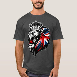 Brittisk stolthet lejon  t shirt