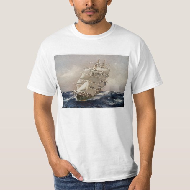 Brittisk TeaClipper Thermopylae T Shirt (Framsida)