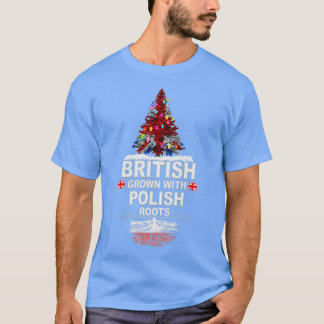 Brittisk tillväxt med polsk röttgåva för polskt Wi T Shirt