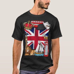 Brittisk UK-flagga T Shirt